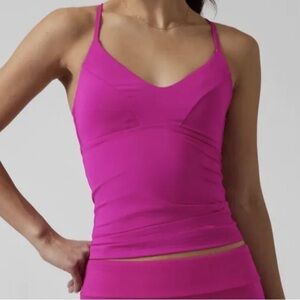 NWT! Athleta Electric Fuchsia A-C Triangle Tankini Top - Multiple🧜‍♀️ #531207